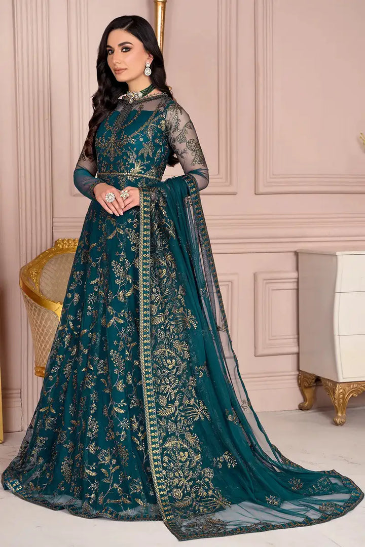 Zarif | Afreen Formals | ZA 01 EVERGREEN - Waniyas