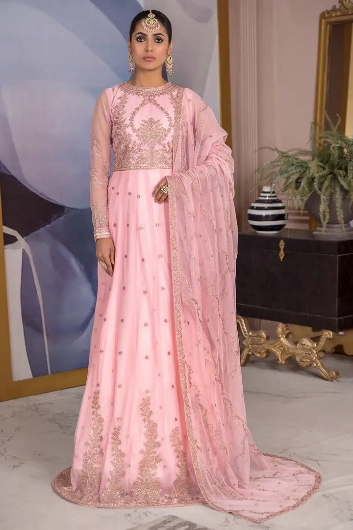 Zarif | Afreen Formals | ZA 06 FRENCH ROSE - Waniyas