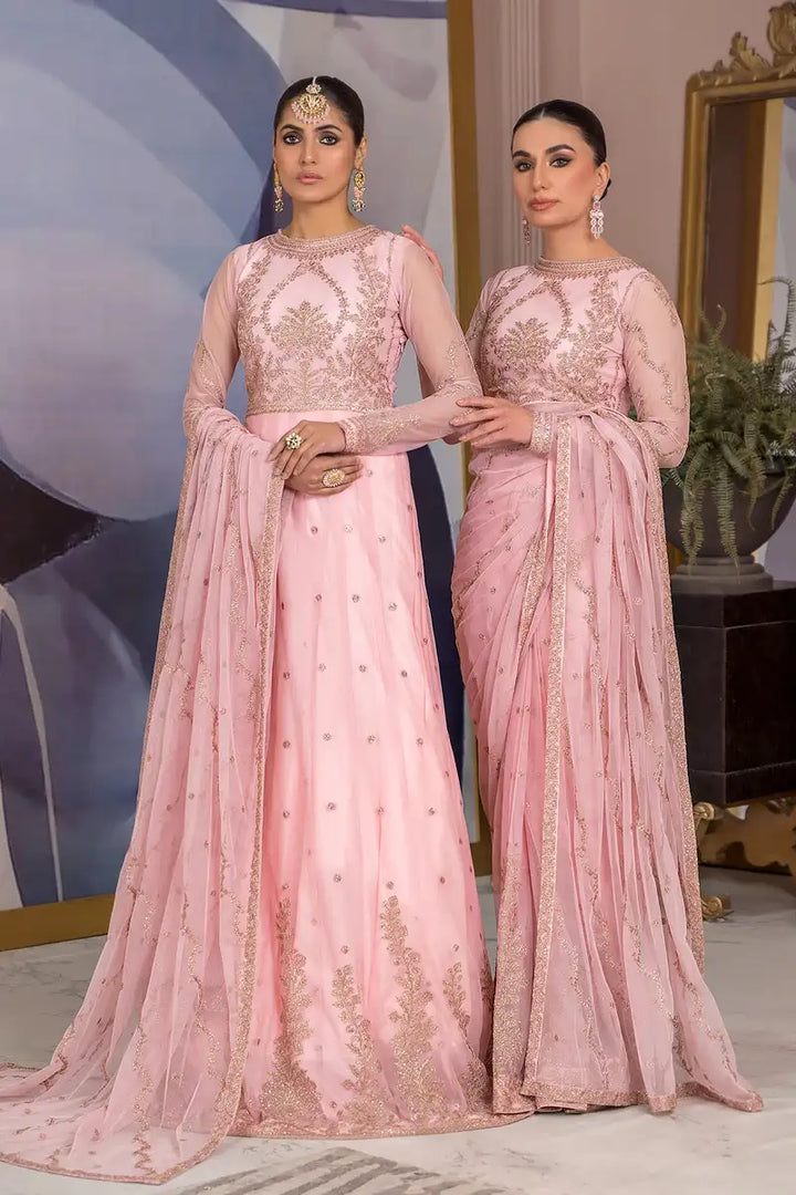 Zarif | Afreen Formals | ZA 06 FRENCH ROSE - Waniyas