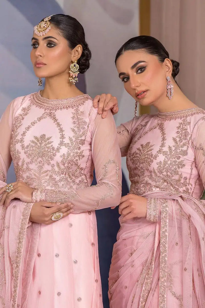 Zarif | Afreen Formals | ZA 06 FRENCH ROSE - Waniyas