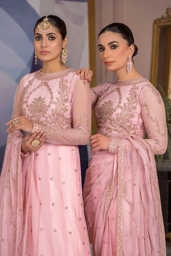 Zarif | Afreen Formals | ZA 06 FRENCH ROSE - Waniyas