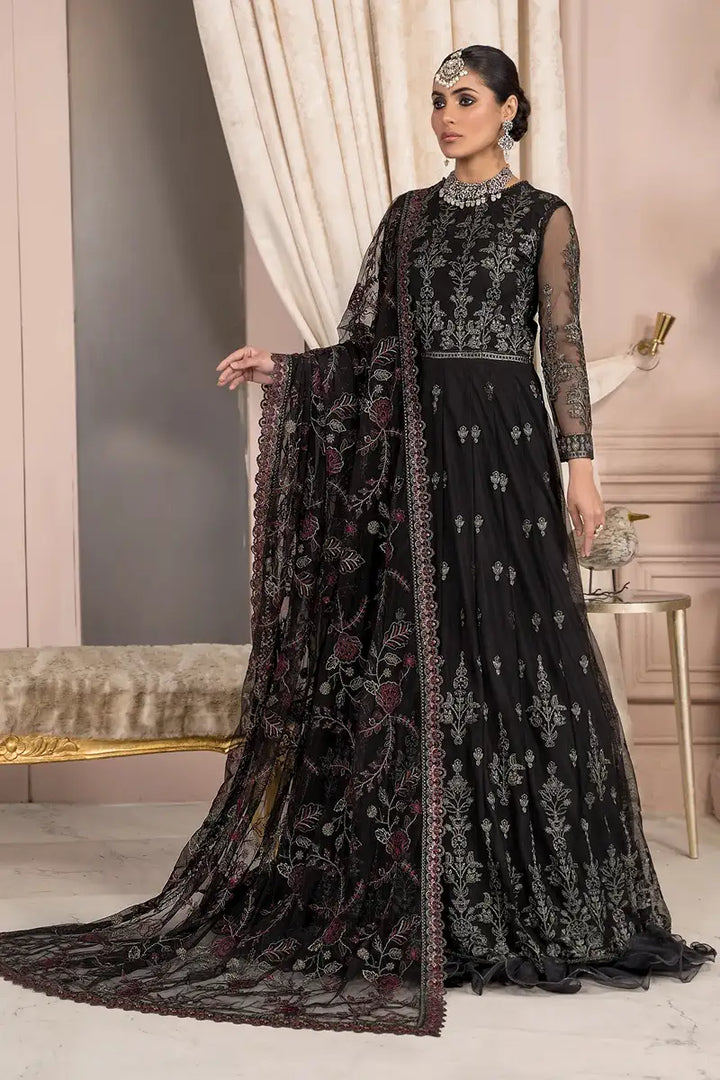 Zarif | Afreen Formals | ZA 03 BLACK AFFAIR - Waniyas