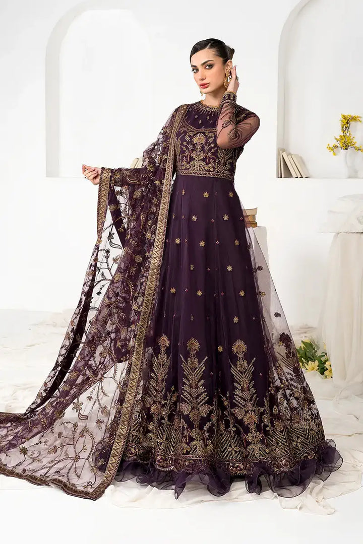 Zarif | LA CELESTE LUXURY Formals | ZLC 06 LAVENDER - Waniyas