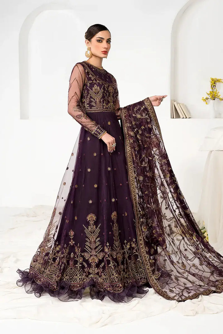 Zarif | LA CELESTE LUXURY Formals | ZLC 06 LAVENDER - Waniyas