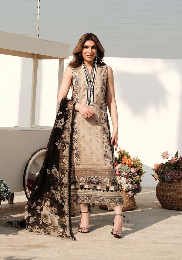 Zarqash | Luxe Lawn 24 | ZQ 1 - Waniyas