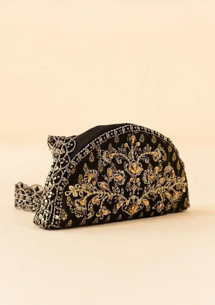 BLACK JAMAWAAR BAG - Waniyas