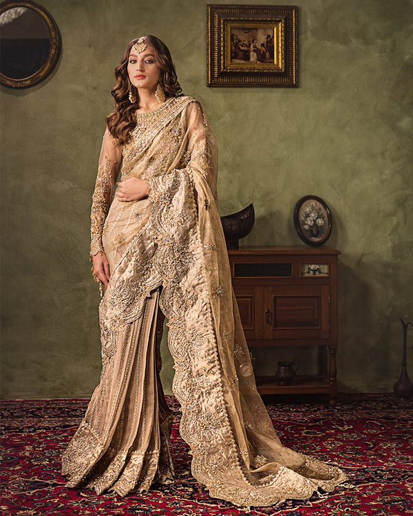 Ain | Aroosh Luxury Formals 24 | AR-82 NAZNEEN (Gold)