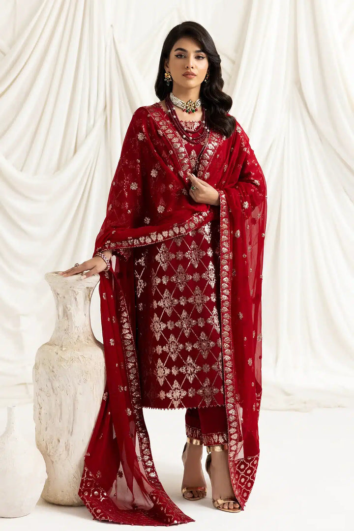 Alizeh | Dua Formals 23 | DUA-V02D02A-ALARA(RED) - Waniyas