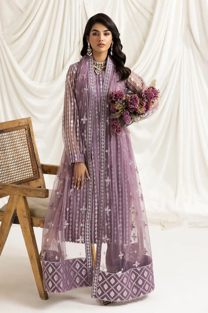 Alizeh | Dua Formals 23 | DUA-V02D03B-AYSAL(LILAC) - Waniyas