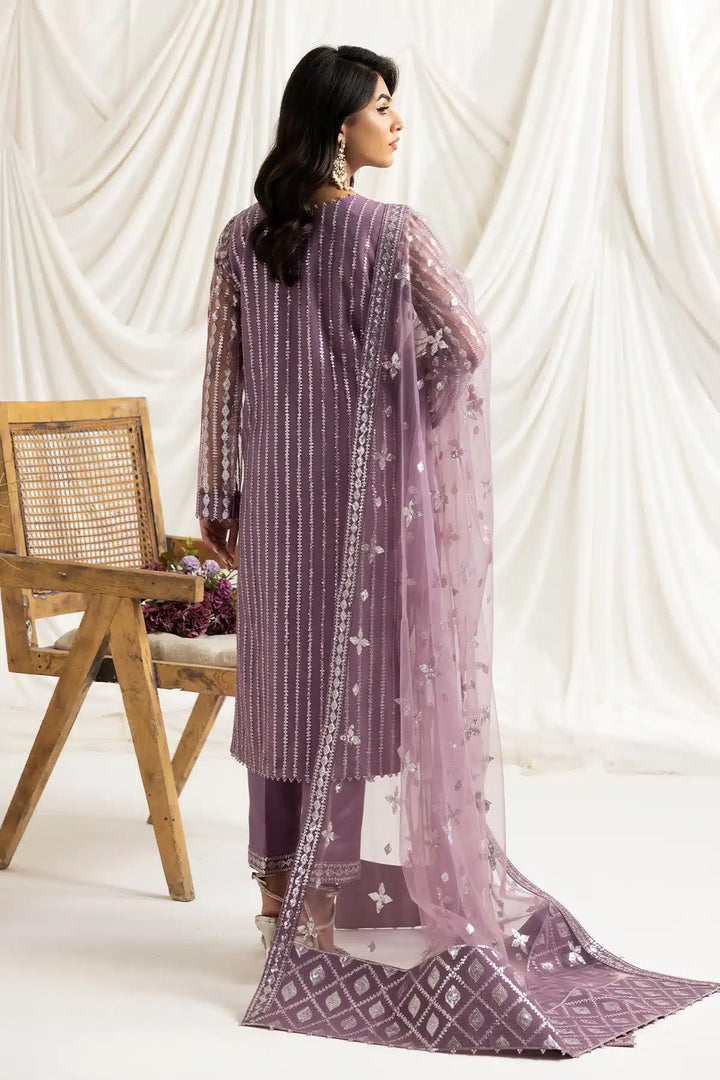 Alizeh | Dua Formals 23 | DUA-V02D03B-AYSAL(LILAC) - Waniyas