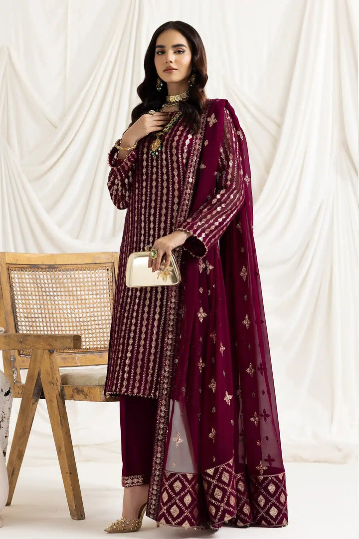 Alizeh | Dua Formals 23 | DUA-V02D03A-AYSAL(MAGENTA) - Waniyas