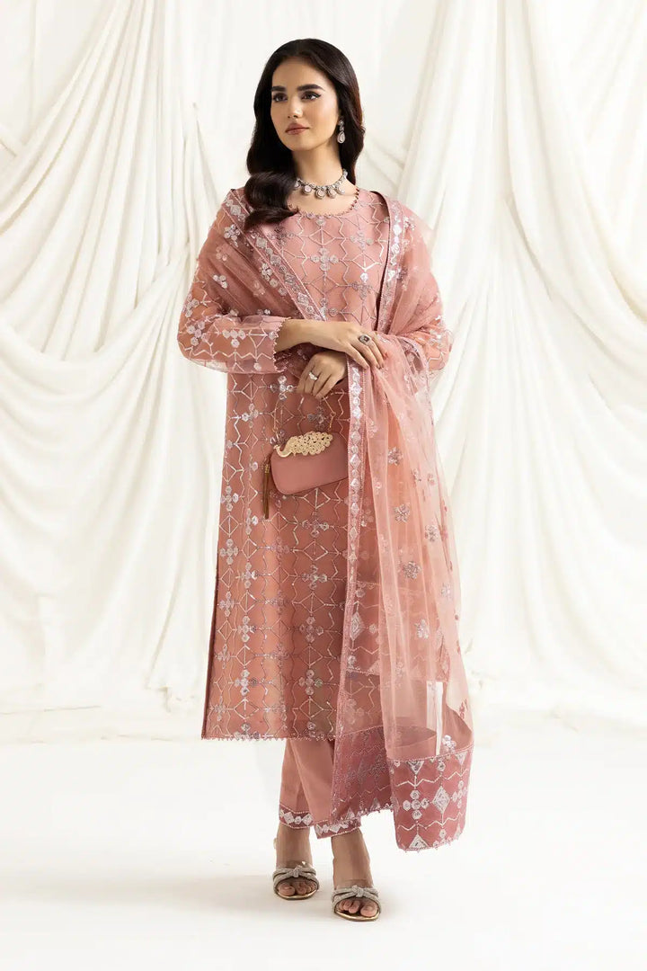 Alizeh | Dua Formals 23 | DUA-V02D04B-NAZIK(PINK) - Waniyas