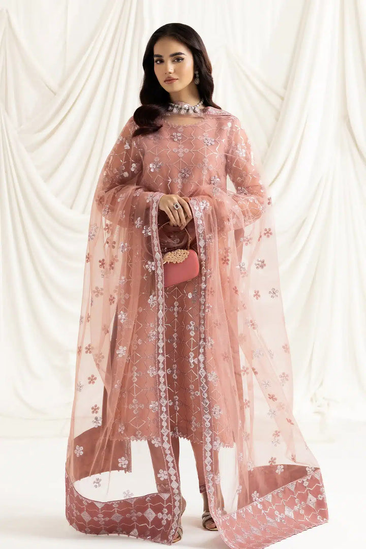 Alizeh | Dua Formals 23 | DUA-V02D04B-NAZIK(PINK) - Waniyas