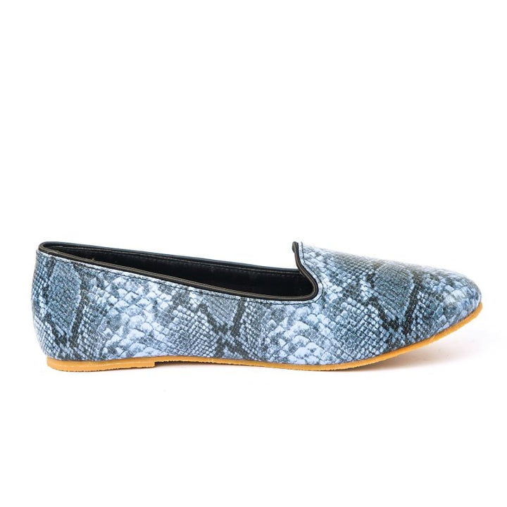 Blue Textured Loafers - Waniyas