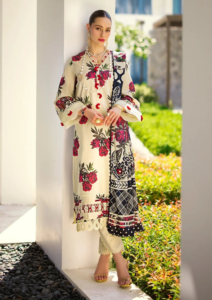 Elaf Premium | Prints Collection 2024 | EOP-03A SWAN - Waniyas