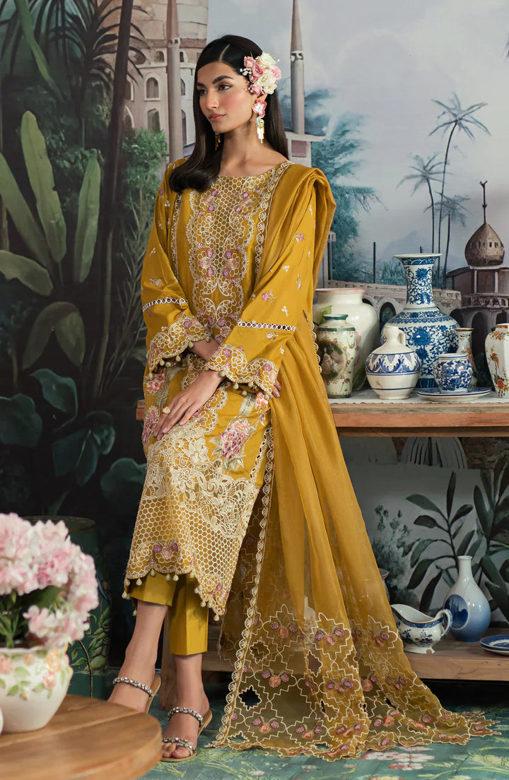 Emaan Adeel | Ayra Luxury Lawn 24 | AR-06 - Waniyas