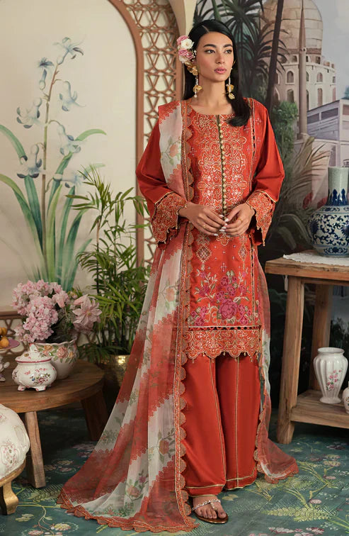 Emaan Adeel | Ayra Luxury Lawn 24 | - Waniyas