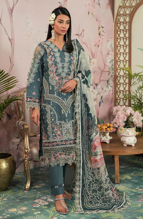 Emaan Adeel | Ayra Luxury Lawn 24 | AR-09 - Waniyas