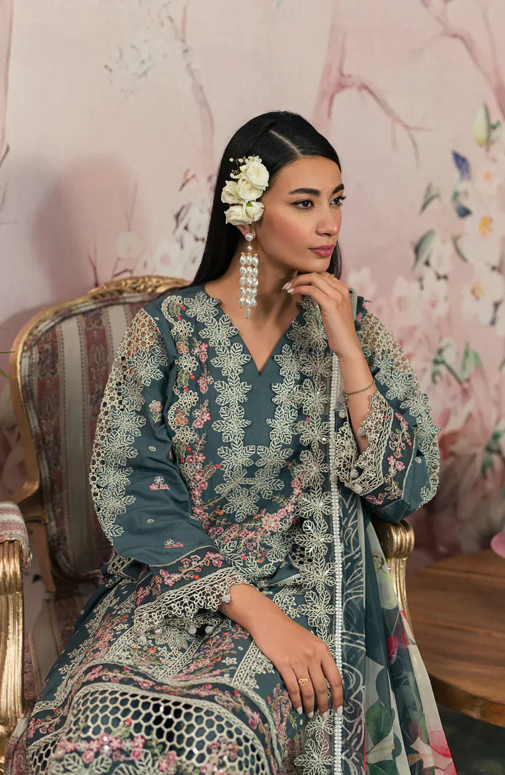 Emaan Adeel | Ayra Luxury Lawn 24 | AR-09 - Waniyas