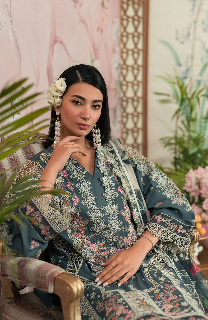 Emaan Adeel | Ayra Luxury Lawn 24 | AR-09 - Waniyas