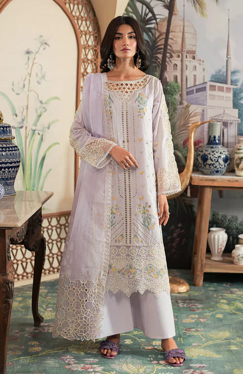 Emaan Adeel | Ayra Luxury Lawn 24 | AR-10 - Waniyas