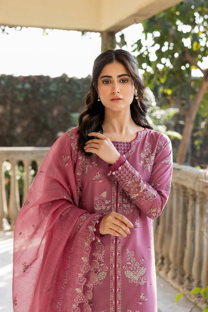 Farasha | Bahaar Embroidered Lawn | Rose Garland - Waniyas