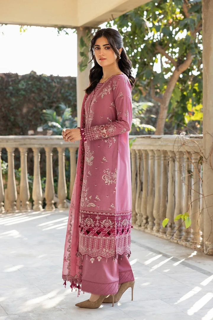 Farasha | Bahaar Embroidered Lawn | Rose Garland - Waniyas