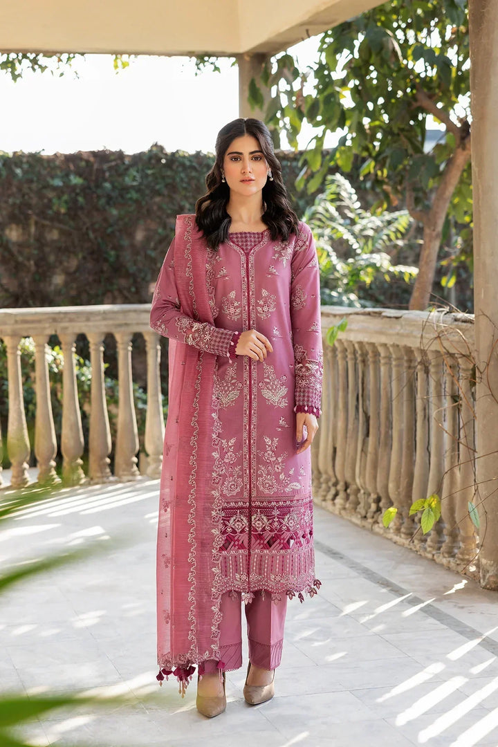 Farasha | Bahaar Embroidered Lawn | Rose Garland - Waniyas