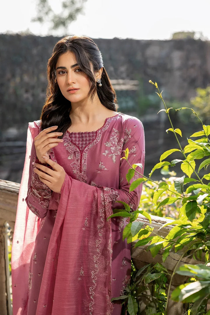 Farasha | Bahaar Embroidered Lawn | Rose Garland - Waniyas