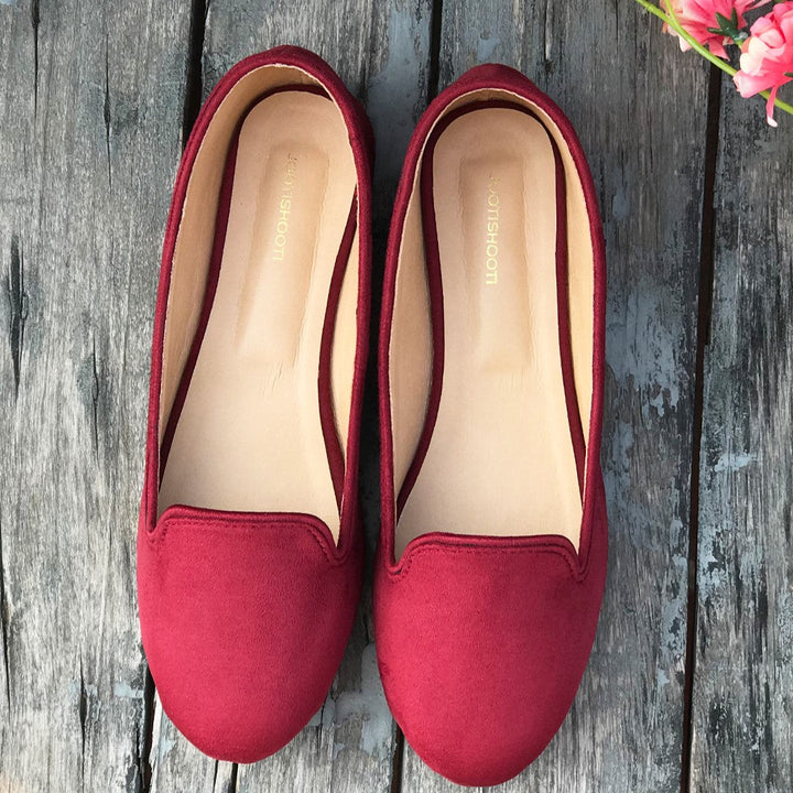 Ruby Red Loafers - Waniyas