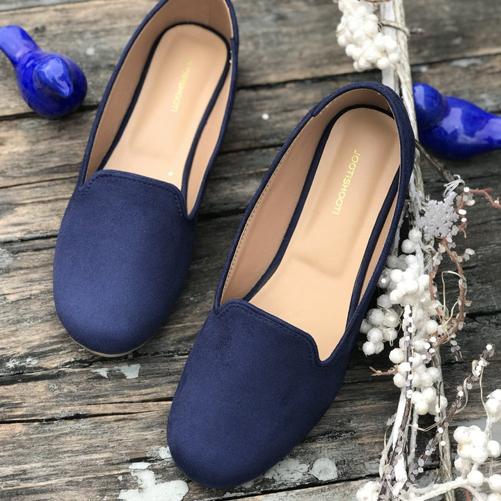 Navy Blue Loafers - Waniyas