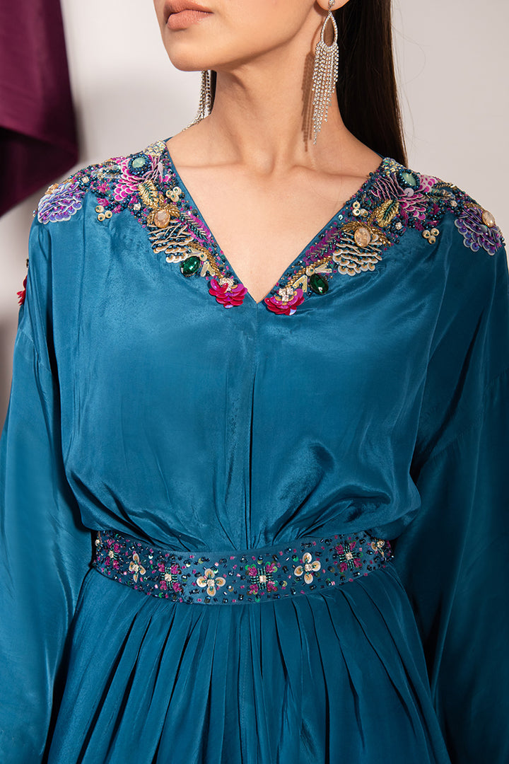 Maria Osama Khan | Tiffany Formals | Sapphire - Waniyas