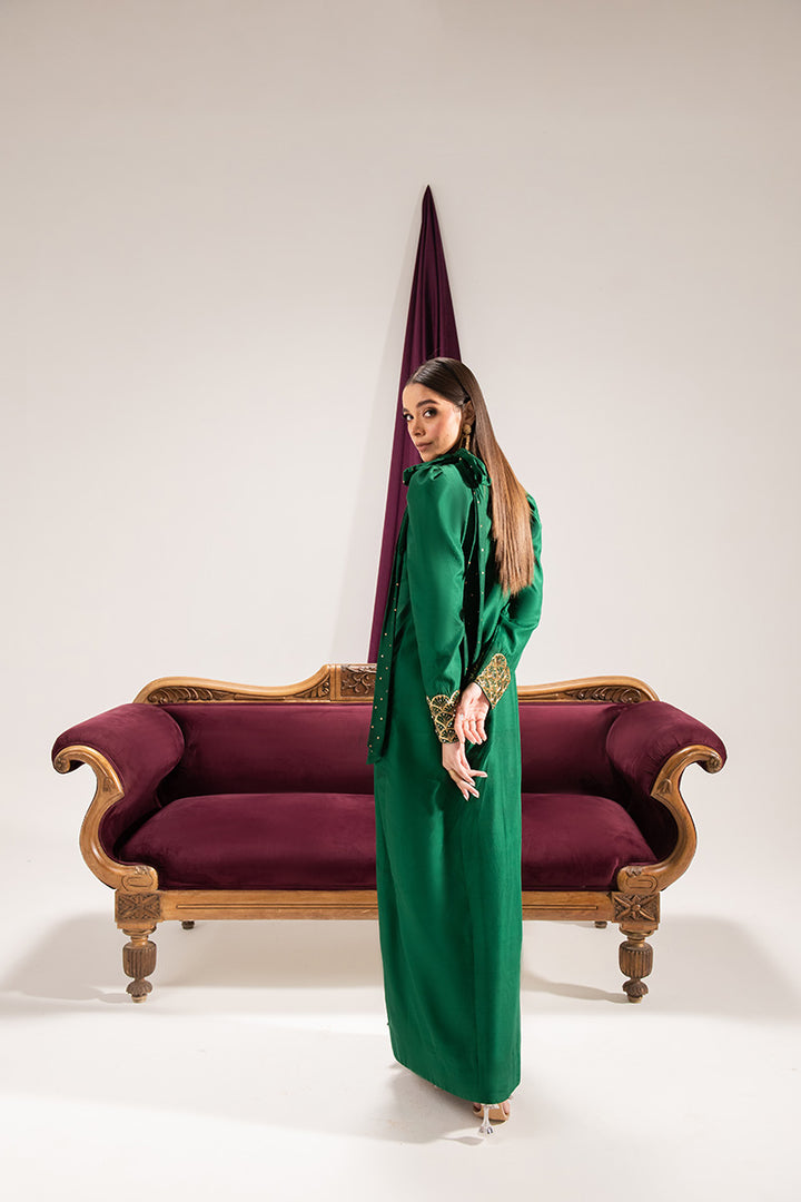 Maria Osama Khan | Tiffany Formals | Emerald - Waniyas