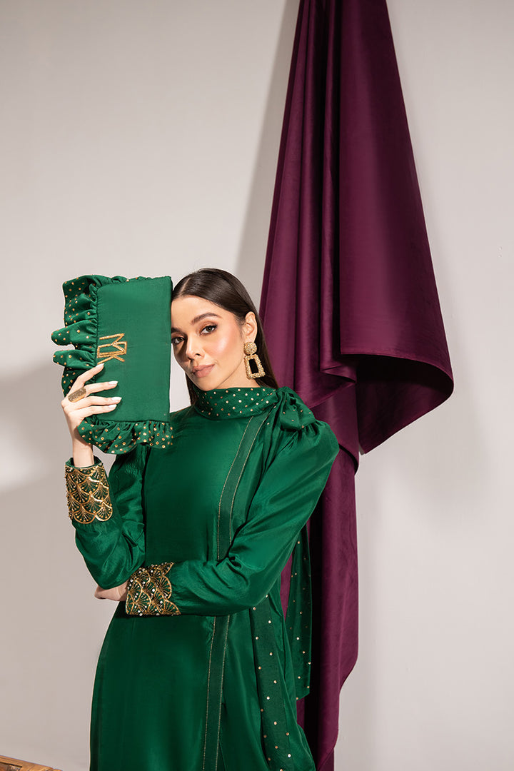 Maria Osama Khan | Tiffany Formals | Emerald - Waniyas