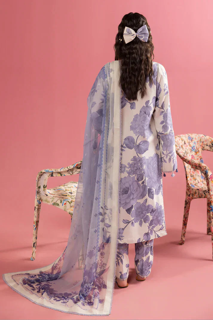 Alizeh | Sheen Lawn Prints 24 | Pearl Mist - Waniyas