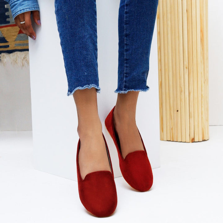 Ruby Red Loafers - Waniyas