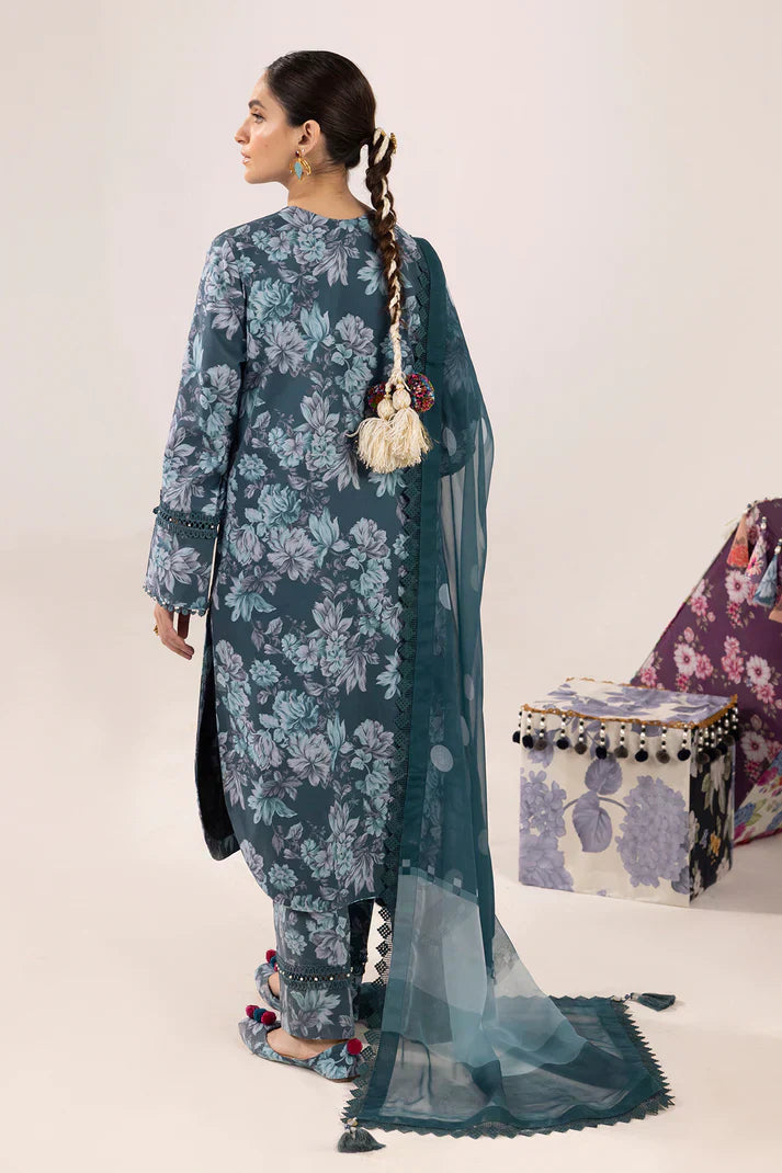 Alizeh | Sheen Lawn Prints 24 | Sea Mist - Waniyas